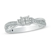 Thumbnail Image 1 of Previously Owned - Cherished Promise Collection™ 1/5 CT. T.W. Quad Princess-Cut Diamond Ring in 10K White Gold