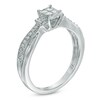 Thumbnail Image 2 of Previously Owned - Cherished Promise Collection™ 1/5 CT. T.W. Quad Princess-Cut Diamond Ring in 10K White Gold