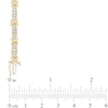 Thumbnail Image 2 of Previously Owned - 1 CT. T.W. Diamond "X" Bracelet in 10K Gold