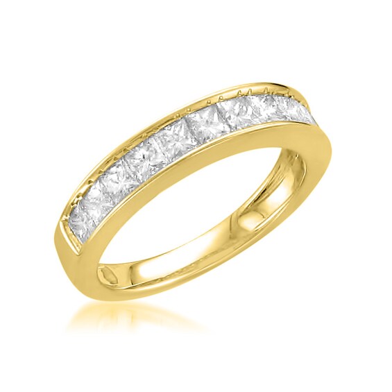 Previously Owned - 1 CT. T.w. Princess-Cut Diamond Anniversary Band in 14K Gold