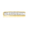 Thumbnail Image 3 of Previously Owned - 1 CT. T.W. Princess-Cut Diamond Anniversary Band in 14K Gold