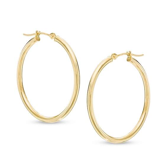 Previously Owned - 30mm Hoop Earrings in 14K Gold