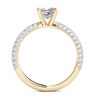Thumbnail Image 3 of Previously Owned - 1 CT. T.W. Princess-Cut Diamond Engagement Ring in 14K Gold
