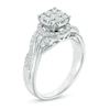 Thumbnail Image 2 of Previously Owned - 3/4 CT. T.W. Princess-Cut Composite Diamond Frame Ring in 10K White Gold