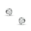 Thumbnail Image 1 of Previously Owned - 3/8 CT. T.W.  Diamond Stud Earrings in 14K White Gold