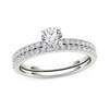 Thumbnail Image 0 of Previously Owned - 3/4 CT. T.W. Diamond Bridal Set in 14K White Gold