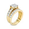Thumbnail Image 2 of Previously Owned - 1/2 CT. T.W. Diamond Frame Bridal Set in 10K Gold