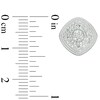 Thumbnail Image 2 of Previously Owned - 1/3 CT. T.W. Composite Diamond Triple Frame Stud Earrings in 10K White Gold