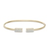 Thumbnail Image 1 of Previously Owned - 1/6 CT. T.W. Diamond Double Row Flex Bangle in 10K Gold