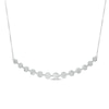 Thumbnail Image 1 of Previously Owned - 1 CT. T.W. Multi-Diamond Flower Necklace in 10K White Gold