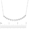 Thumbnail Image 2 of Previously Owned - 1 CT. T.W. Multi-Diamond Flower Necklace in 10K White Gold