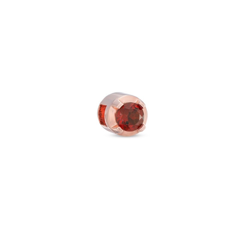 Main Image 1 of Previously Owned - Times of Love™ 4.0mm Lab-Created Garnet Moment in 10K Rose Gold