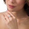 Thumbnail Image 2 of Previously Owned - 1 CT. T.W. Marquise-Shaped Multi-Diamond Flame Ring in 10K Gold