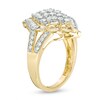 Thumbnail Image 3 of Previously Owned - 1 CT. T.W. Marquise-Shaped Multi-Diamond Flame Ring in 10K Gold