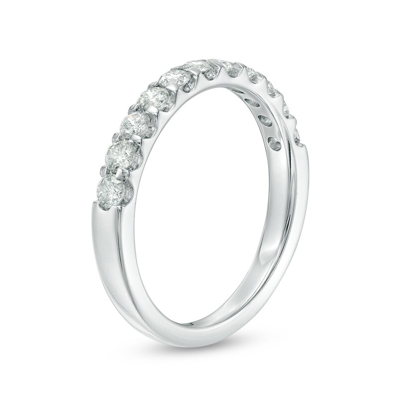 Main Image 2 of Previously Owned - 5/8 CT. T.W. Diamond Band in 10K White Gold