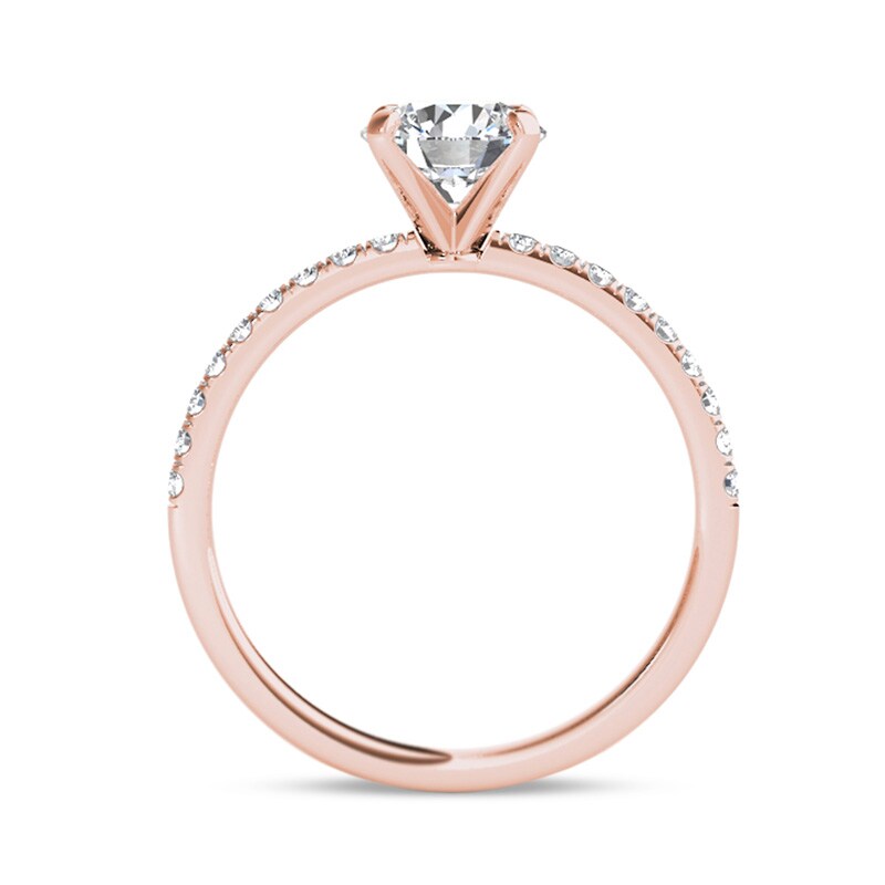 Previously Owned - 1 CT. T.W. Diamond Engagement Ring in 14K Rose Gold