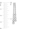 Thumbnail Image 2 of Previously Owned - 1 CT. T.W. Diamond Two Row Drop Earrings in 14K White Gold (I/I1)