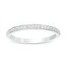 Thumbnail Image 1 of Previously Owned - 1/6 CT. T.W. Diamond Wedding Band in 10K White Gold