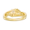 Thumbnail Image 3 of Previously Owned - 1/4 CT. T.W. Diamond Past Present Future® Bypass Engagement Ring in 10K Gold