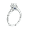 Thumbnail Image 2 of Previously Owned - Vera Wang Love Collection 1 CT. T.W. Marquise Diamond Frame Engagement Ring in 14K White Gold