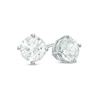 Thumbnail Image 0 of Previously Owned - 6.5mm Lab-Created White Sapphire Stud Earrings in Sterling Silver