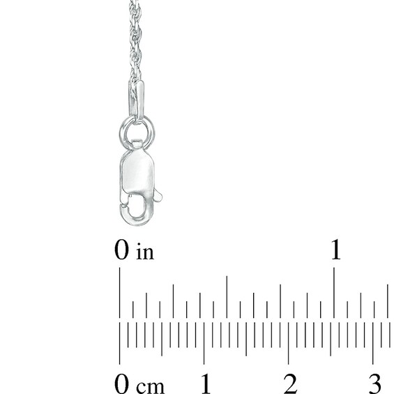 Previously Owned - 1.3mm Rope Chain Necklace in Sterling Silver - 20"