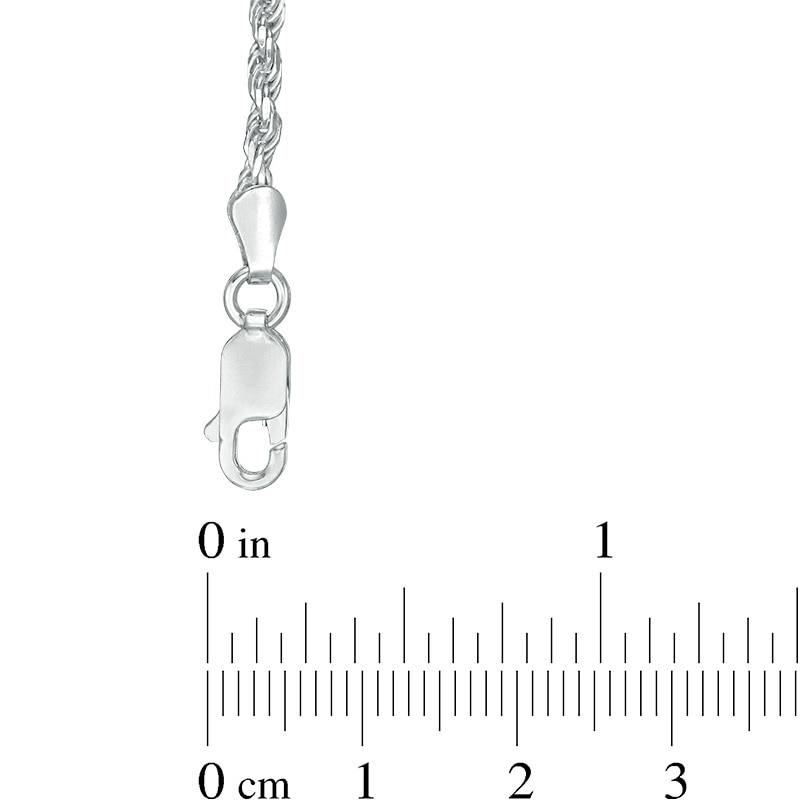 Main Image 2 of Previously Owned - 2.2mm Rope Chain Necklace in Sterling Silver - 24"