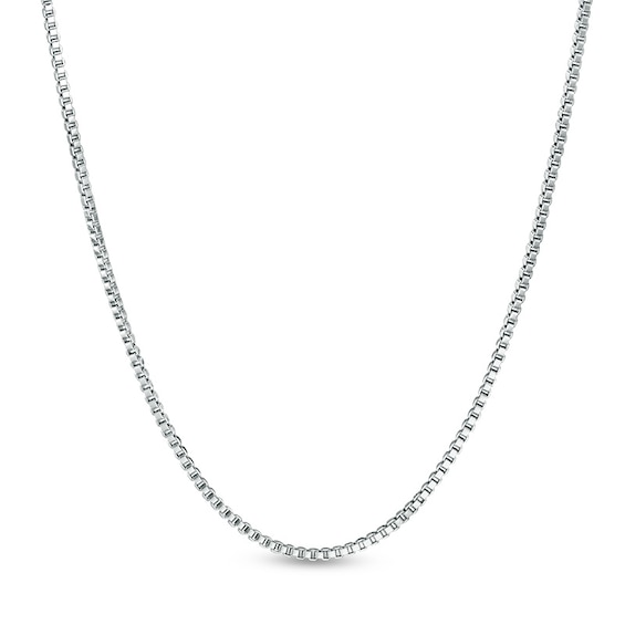 Previously Owned - 0.9mm Box Chain Necklace in Sterling Silver - 18"