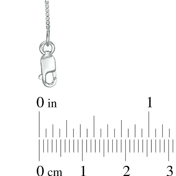 Previously Owned - 0.9mm Box Chain Necklace in Sterling Silver - 18"