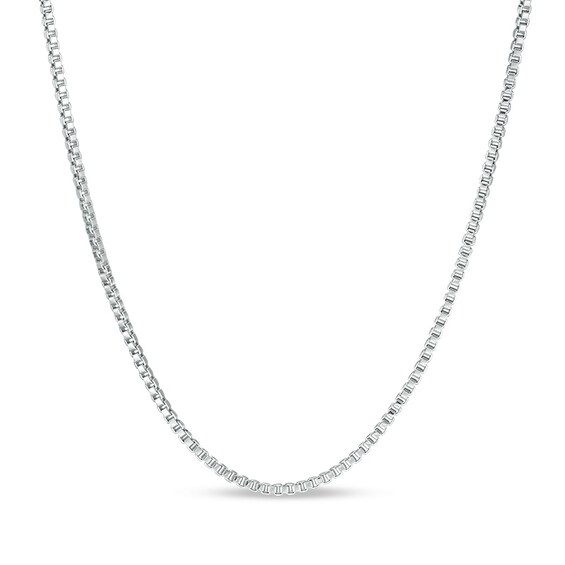 Previously Owned - 0.9mm Box Chain Necklace in Sterling Silver