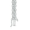 Thumbnail Image 2 of Previously Owned - 1 CT. T.W. Diamond Two Stone Link Bracelet in Sterling Silver - 7.5"