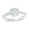 Thumbnail Image 1 of Previously Owned - Love's Destiny by Peoples 1 CT. T.W. Diamond Square Engagement Ring in 14K Two-Tone Gold (I/SI2)