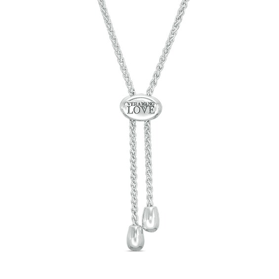 Previously Owned - Vera Wang Love Collection Blue Sapphire and 1/3 CT. T.w. Diamond Bracelet in Sterling Silver