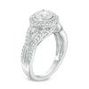 Thumbnail Image 2 of Previously Owned - 7/8 CT. T.W. Diamond Frame Vintage-Style Engagement Ring in 14K White Gold