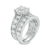 Thumbnail Image 2 of Previously Owned - 1 CT. T.W. Diamond Frame Bridal Set in 10K White Gold