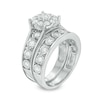 Thumbnail Image 1 of Previously Owned - 1 CT. T.W. Diamond Frame Bridal Set in 10K White Gold