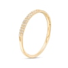 Thumbnail Image 2 of Previously Owned - 1/10 CT. T.W. Diamond Double Row Anniversary Band in 10K Gold