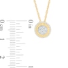 Thumbnail Image 2 of Previously Owned - 1/5 CT. T.W. Composite Diamond Frame Pendant in 10K Gold