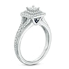 Thumbnail Image 2 of Previously Owned - Vera Wang Love Collection 5/8 CT. T.W. Princess-Cut Diamond Engagement Ring in 14K White Gold