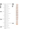 Thumbnail Image 2 of Previously Owned - 1 CT. T.W. Diamond Hoop Earrings in 10K Rose Gold
