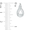 Thumbnail Image 3 of Previously Owned - Interwoven™ 1/8 CT. T.W. Diamond Drop Earrings in Sterling Silver