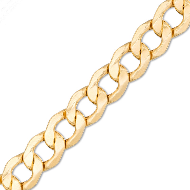 Main Image 1 of Previously Owned - 7.0mm Light Curb Chain Bracelet in 10K Gold - 8.5"