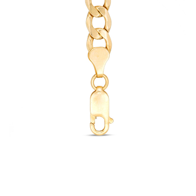 Main Image 2 of Previously Owned - 7.0mm Light Curb Chain Bracelet in 10K Gold - 8.5"