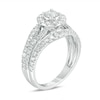 Thumbnail Image 2 of Previously Owned - 1-1/2 CT. T.W. Diamond Frame Vintage-Style Engagement Ring in 10K White Gold