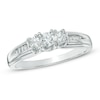 Thumbnail Image 0 of Previously Owned - 1/2 CT. T.W. Diamond Three Stone Ring in 10K White Gold