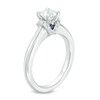 Thumbnail Image 2 of Previously Owned - Vera Wang Love Collection 5/8 CT. T.W. Diamond Solitaire Collar Engagement Ring in 14K White Gold