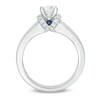 Thumbnail Image 3 of Previously Owned - Vera Wang Love Collection 5/8 CT. T.W. Diamond Solitaire Collar Engagement Ring in 14K White Gold