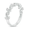 Thumbnail Image 2 of Previously Owned - 1/8 CT. T.W. Diamond Vine Vintage-Style Anniversary Band in 10K White Gold