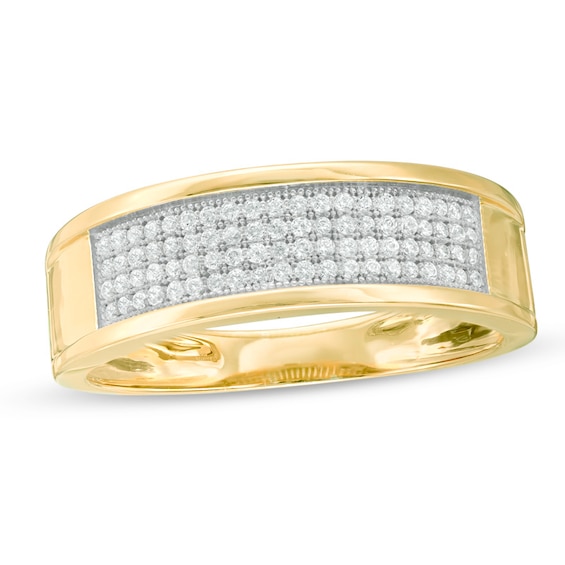 Previously Owned - 1/4 CT. T.w. Diamond Wedding Band in 10K Gold