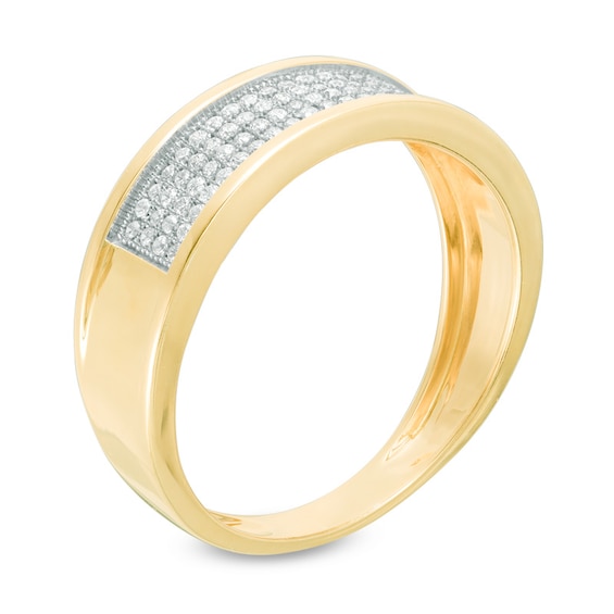 Previously Owned - 1/4 CT. T.w. Diamond Wedding Band in 10K Gold